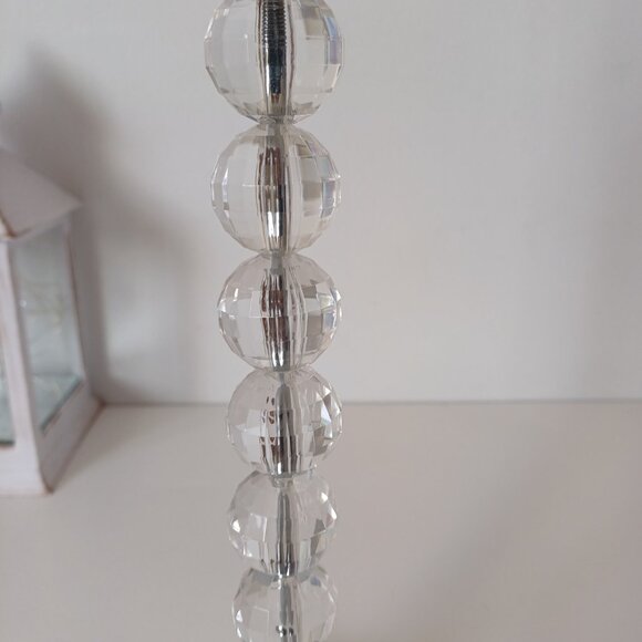 Clair de lune Ambiance Crystal Candlestick Candle Holder 11,5'' NWT - Picture 2 of 10